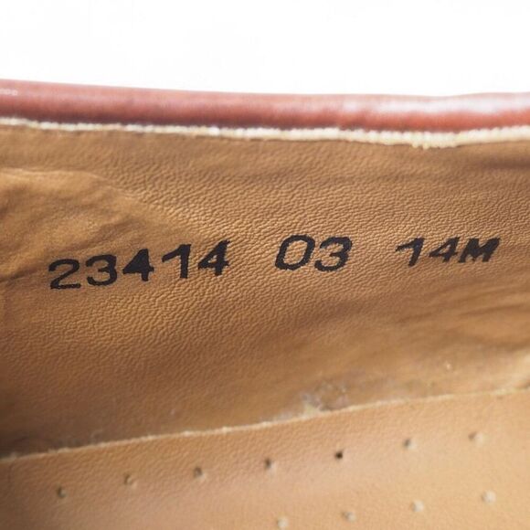 Stacy Adams Dickinson Cap Toe Leather Oxfords "Brown" 23414 Men's 14M - Picture 10 of 11